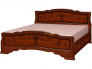 Кровать Карина-6 с 2-мя ящиками 1400 Орех