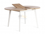 Стол обеденный раздвижной Свелто дуб вотан/белый