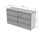 Комод Erik K136