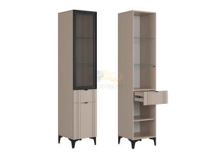 Шкаф однодверный Рич со стеклом