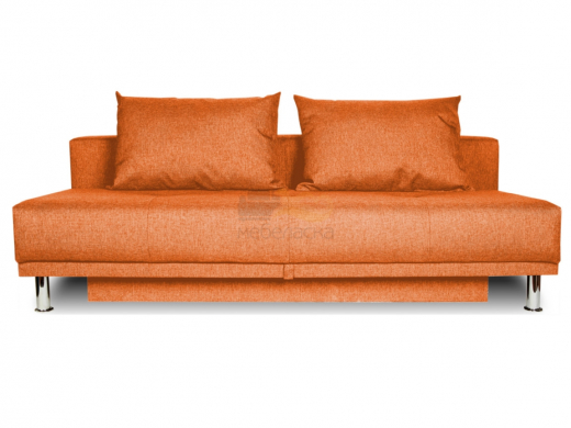 Диван коралловый без подлокотников Некст