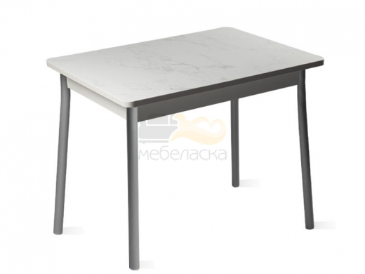 Стол раздвижной Орион.4 900 пластик мрамор белый - комплект ног №2.1