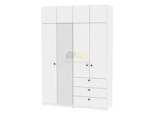 Шкаф с зеркалом Arvid H254М с Антресолью HA4